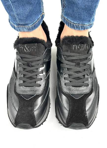 Кроссовки зимние NilaNila NO9451M NERO